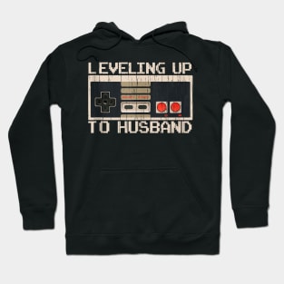 Leveling Up to Husband Play Gamer Groom Bachelor Party Hoodie